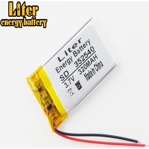 3.7v li-ion Tablet polymer battery 320MAH Good Quality OEM 352540