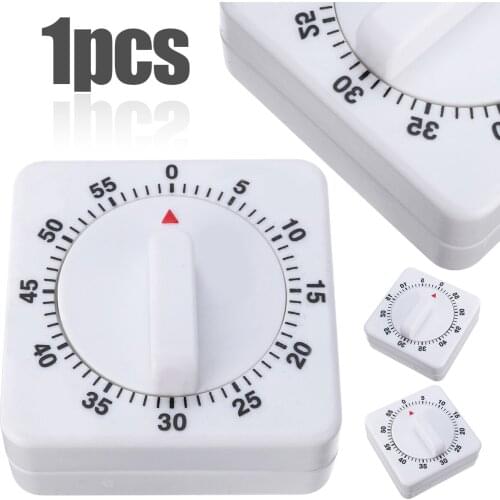 60mins Kitchen Mechanical Timer Game Count Down Counter Clock Alarm Cooking Timing Reminder Device For Kitchen Cooking Baking