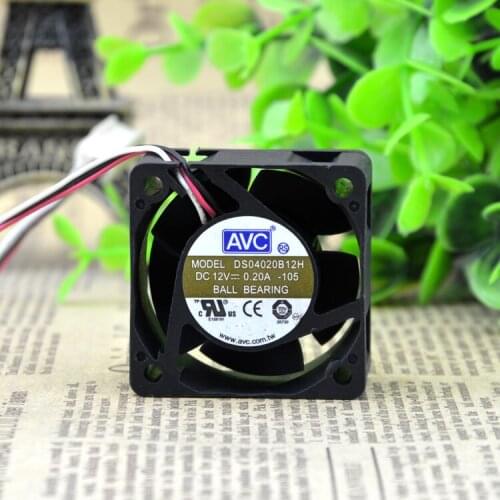 New original 4CM 4cm 1U server switch fan 4020 12V 0.20A DS04020B12H