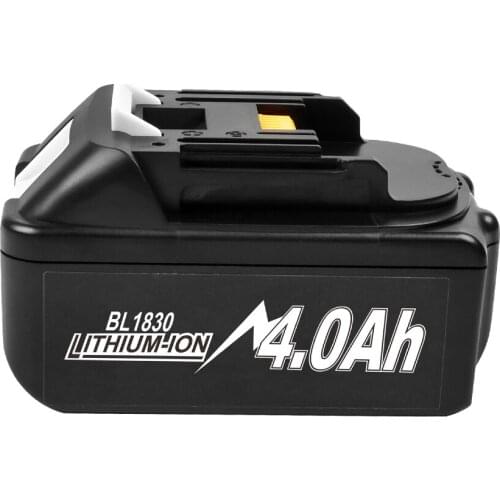 Turpow 18V 4000mAh for Makita BL1830 Tools Rechargeable Lithium battery Drills replace for BL1815 BL1860 BL1840 194205-3 LXT