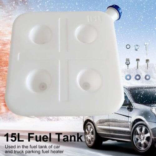 15L Plastic Air Parking Heater Fuel Tank Gasoline Oil Storage For Eberspacher Truck Fuel Oil Gasoline Tank Heater Accessories