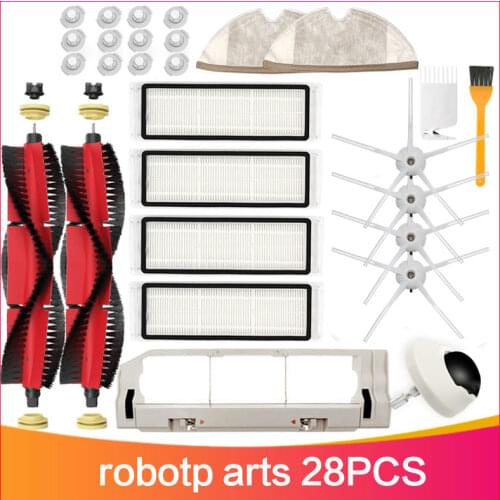 Detachable Main Brush Pack HEPA filter for Xiaomi Roborock S6 S60 S65 S5 S55 T6 S55 E25 E35 Tanos Mopping Cloth Spare Parts