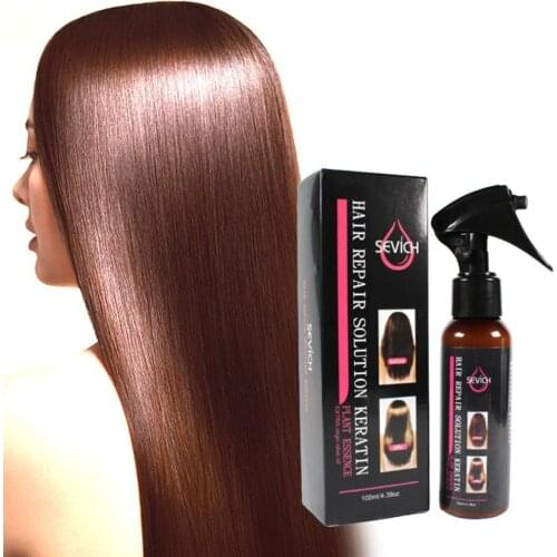 100ml Hair Care Smoothing Spray To Repair Dyeing Ironing Makes Prevents Oil Hair Damaged Hair Frizz And Care Shiny Essentia F0Y1
