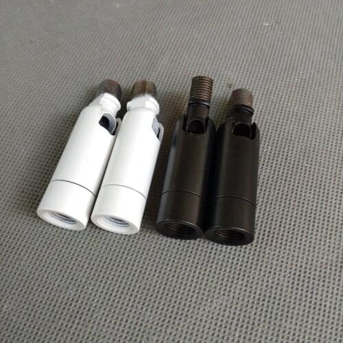 180 Degree Universal Steering Joint Head Dia15.5X60mm, M10 Female/Male Thread Tube for Chandelier Corridor/Porch/Bar Lamp