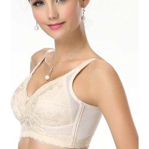 Mozhini Adjusted straps Sexy Deep V Big Brassiere B C D E F big size bra Female intimates push up bra thin cup lady seamless bra