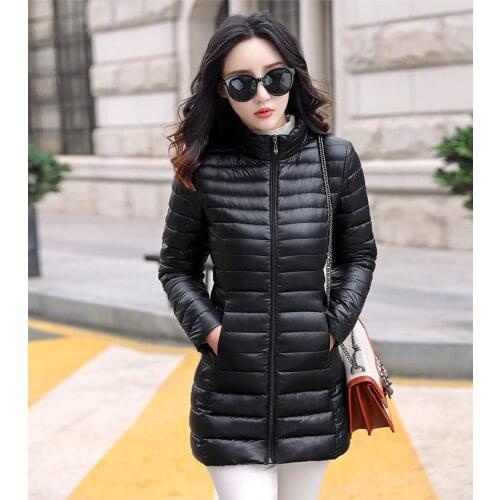 Winter Women Warm Basic Jacket Female Slim Brand Cotton Parkas 2020 Autumn New Casual Long Sleeve Zipper Pocket Coat
