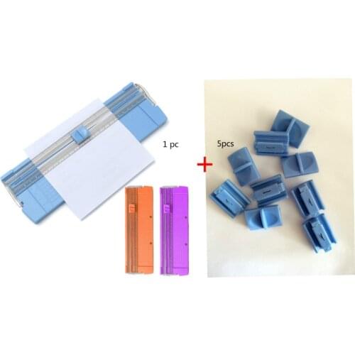 1PCOffice Kit A4 Precision Paper Card Art Trimmer Photo Cutter Cutting Mat+5Pcs Spare Knife For Paper Cutter Trimmer Spare Parts