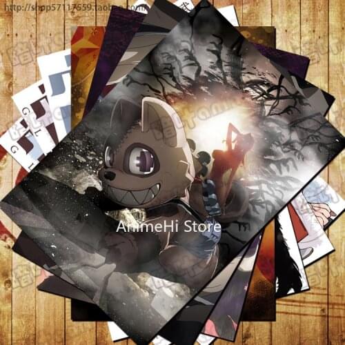 10 pcs/set Anime Gleipnir posters Shuichi Kagaya Aoki Erena Aoki Clair wall pictures for Colletion A3 42x29CM Stickers