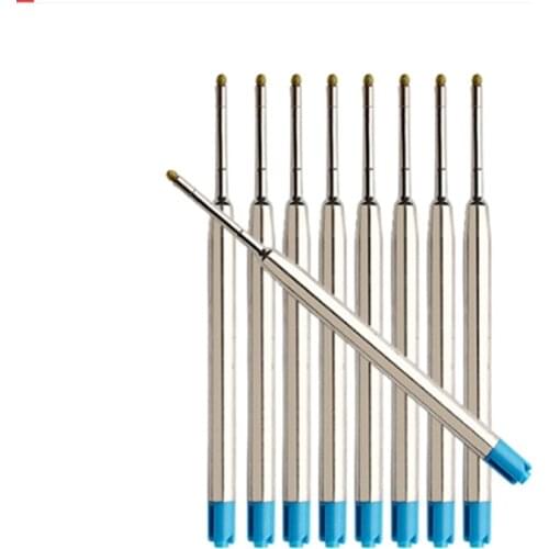 10 PCS Standard Ballpoint pen Refills Nib Medium New Suitable for all types Blue and black