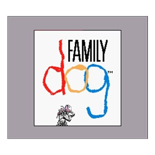 Family Dog 16 bit Big Gray Game Card For NTSC Game Player Drop Shipping