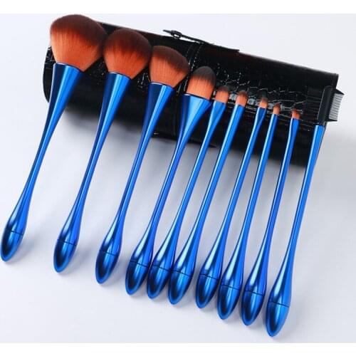 2021 New Beauty Tools Goblet 10 Makeup Brush Set Loose Powder Blush Brush In Stock