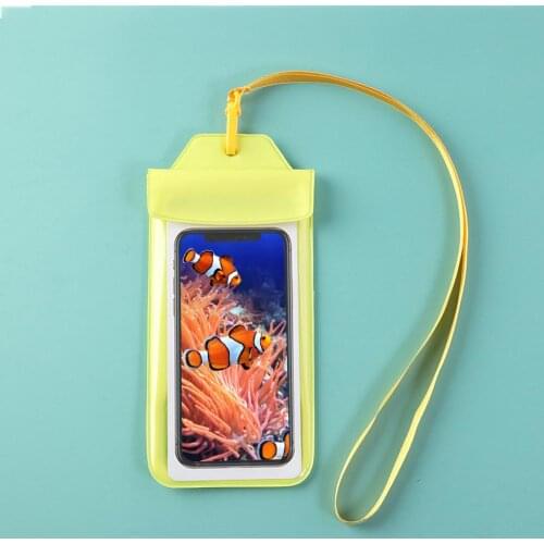 6.5 Inch Floating Phone Case Pouch Waterproof Underwater Dry Bag Floating Mobile Phone Pouch For Swim Diving Surfing Beach Use