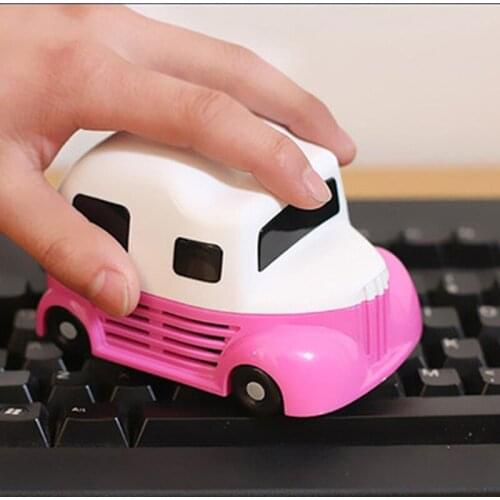 Mini Car Vacuum Table Keyboard Vacuum Cleaner Handheld Dust Collector Office Crumbs Childrens Removal Rubber Crumbs Clean