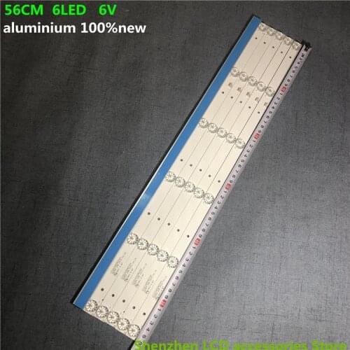 8piece/lot CC02320D562V04 320E9 59CM 6LED 6V aluminium 100%new LCD TV backlight bar