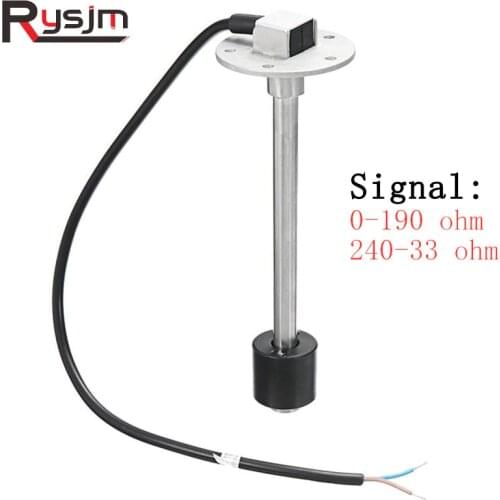 Boat Fuel Level Gauge Sensor Oil Liquid Tank Fuel Sender Unit 200mm 250mm 300mm 350mm 400mm 450 mm for Truck Car RV Yacht