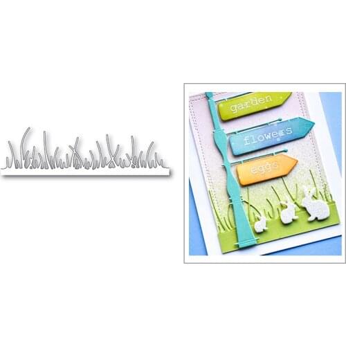 Halloween Grass Lawn Green Farm 2020 New Metal Cutting Dies for Scrapbooking and Card Making Decoration Embossing Craft No Stamp