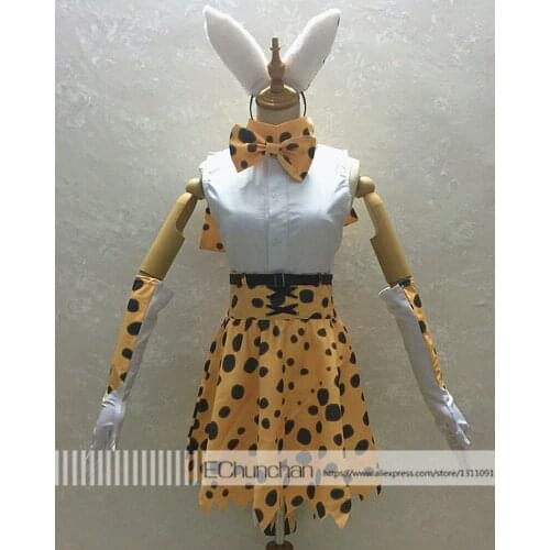 Kemono Friends Serval Leptailurus Serval Cosplay Carnaval Costume Halloween Christmas Costume