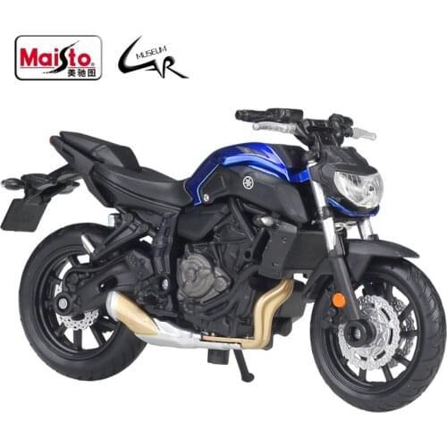 Maisto 1:18 2018 YAMAHA MT-07 Model Car Simulation Alloy Motorcycle Metal Toy Car Childrens Toy Gift Collection