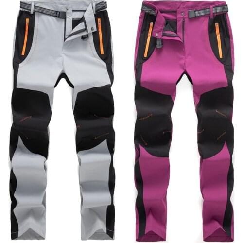 Men Women Summer Breathable Quick Dry Hiking Pants Fishing Camping Climbing Trekking Trousers Plus Size Waterproof Outdoor Pants