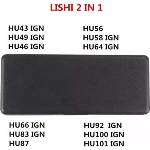 Original Lishi HU43 HU49 HU46 HU56 HU58 HU64 HU66 HU83 HU87 HU92 HU100 HU101 Locksmith Tools