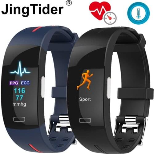 P3A Body Temperature Monitoring Smart Wristband ECG+PPG Heart Rate Blood Pressure Sport Smart Bracelet IP67 Waterpoof Smart Band