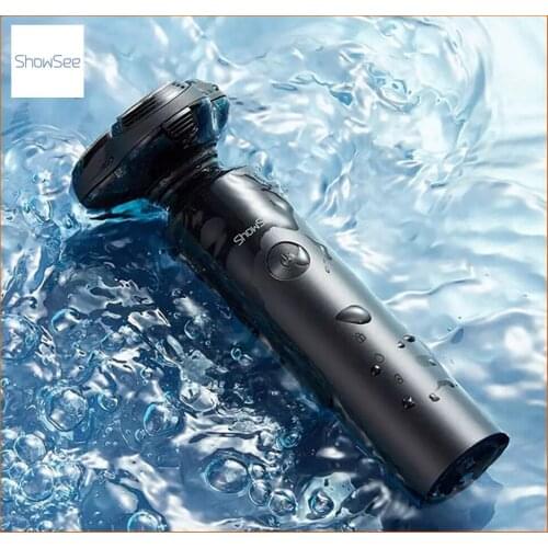 Showsee Electric Shaver Razor Shaving Beard Machine for Men Dry Wet cutting machine Rechargeable washable Beard Trimmer
