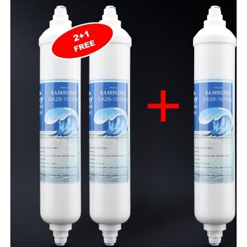 Replaceable external refrigerator water filter compatible with GE GXRTDR, Samsung DA29-10105J, LG 5231JA2010B / C (2+1Free)