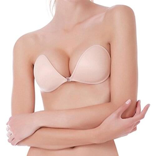 Womens Slightly Lined Custom Lift Seamless Strapless Bra