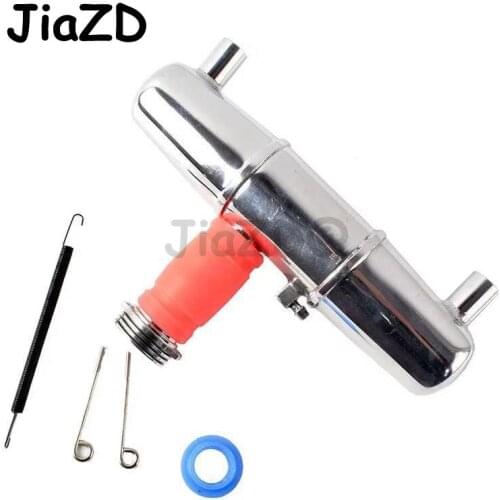 1 Set 18001P Upgrade Aluminum Alloy Dual Exhaust Joint Tubing for HPI Savage 4.6/5.9 1/8 Nitro Car RC Exhaust Pipe Y009