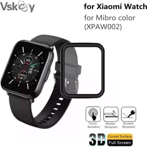 10pcs 3D Curved Soft Screen Protector for Xiaomi Mibro Color Full Cover XPAW002 Smart Watch Protective Film (Non Tempered Glass)