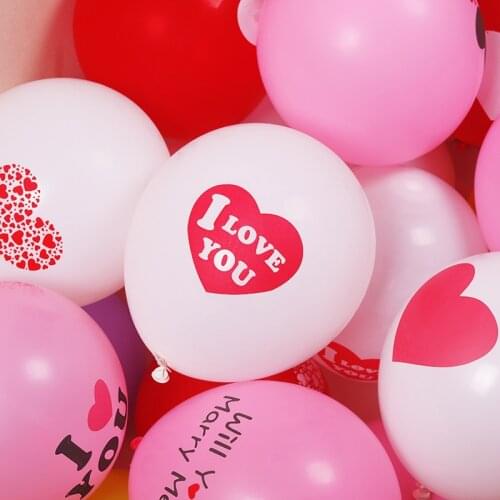 100PCS 12inch latex pink Helium Balloons Inflatable Air ballon for Wedding Decoration unicorn Party happy birthday Balloons