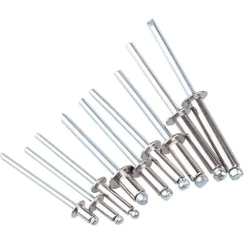 304 Stainless steel Mushroon Head Break Mandrel Blind M4 Rivets Nail Pop Rivets For Furniture Car Aircraft
