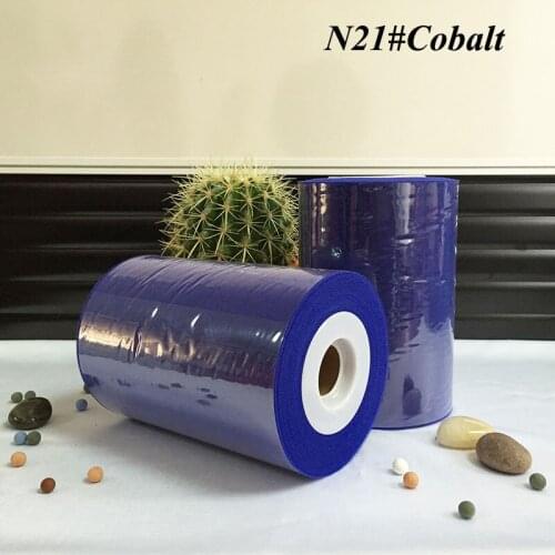 / 6 inch Tulle Rolls 15cm x 100 yards Fabric Cobalt Blue Color Tulle Spool