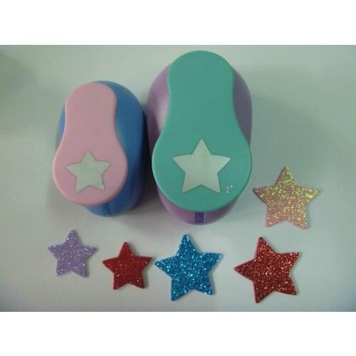 Free shipping 2pcs (1.5 inch+2 inch) star eva punches Craft Scrapbooking punch foam paper punches craft punch for greeting card