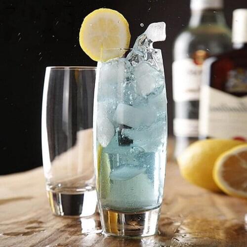 Free Shipping Libby mojito cocktail glass Lead-free transparent heat-resistant glass cup oval juice beverage glass beer cup