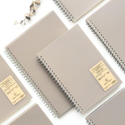 A5 Spiral Book Coil Notebook Lined Blank Grid Paper Journal Diary Sketchbook For School Office Supplies Stationery