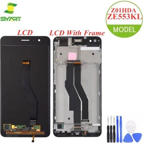 For ASUS ZenFone 3 Zoom ZE553KL LCD Display Touch Screen Digitizer Assembly With Frame For ASUS ZE553KL Z01HD 5.5" LCDs Screen