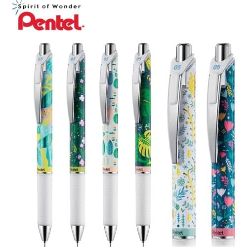 1pcs Pentel 2020 Summer Limited Flower Gel Pen BLN75KW Black 0.5mm Quick-drying Ink, Not Easy To Break Ink, Long Time Writing