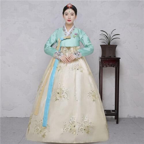 Hanbok Dress Korea Traditional Hanbok Korea National Costume Woman Hanbok