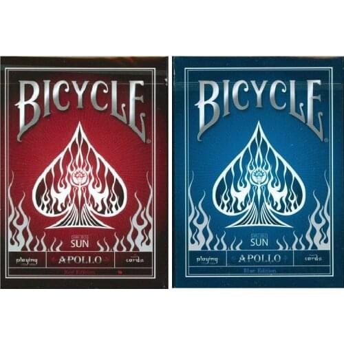 Bicycle Apollo Playing Cards Blue/Red Deck Poker Size USPCC Limited Edition Deck Magic Card Games Magic Tricks Props