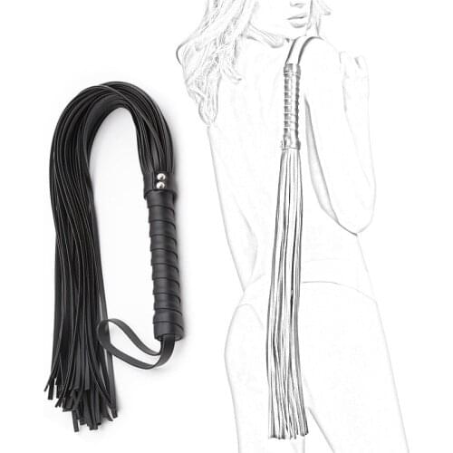 Slave Soft Leather Whip Adult Games BDSM Torture Bondage Gear Sex Toys Flirt Couple Erotic Fetish Stimulates Queen Whips Cosplay