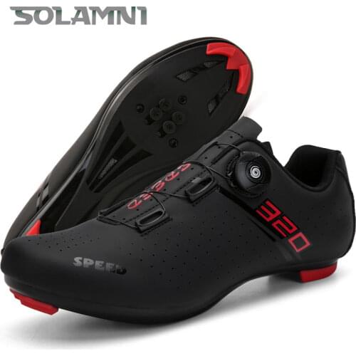 MTB Cycling Sneakers Male Professional Athletic Bicycle Shoes Road Bike SPD Cleat Flat Shoes Mountain Ricing Sports Self-Locking