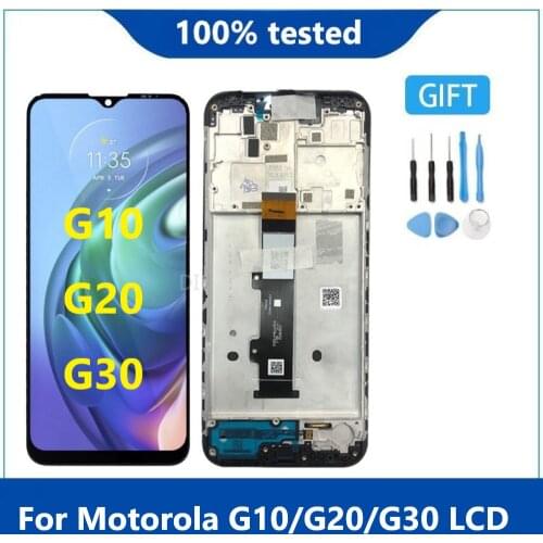 Original Display 6.5" For Motorola Moto G10 XT2127-2 LCD Display Touch Screen Digitizer For Moto G10 LCD Repair and Replacement