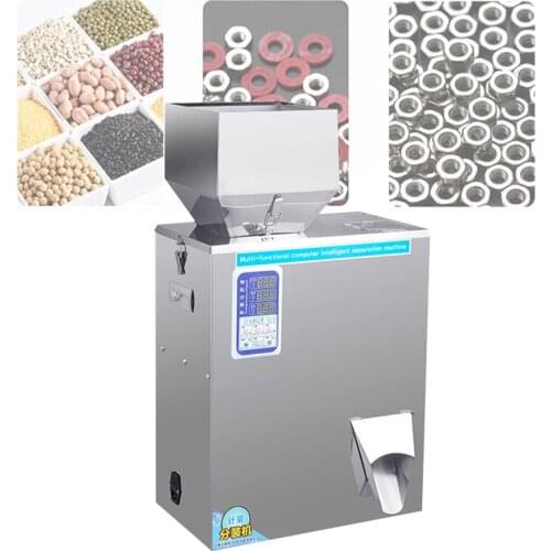 Digital Display Control Panel Granule Powder Filling Machine For Bean Seed Particle Filling Automatic Weighing Filling Machine