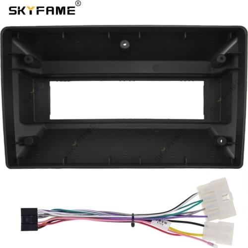 SKYFAME Car Frame Cable For Mahindra BOLERO 2010-2018 Android Big Screen Dask Kit Fascia Frame Line