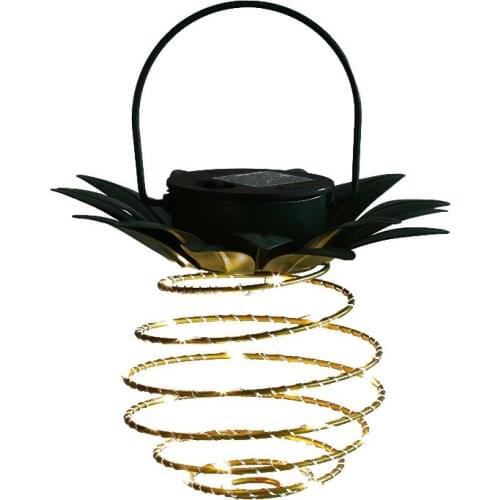Solar Garden Light Pineapple Light Outdoor Garden Garden Decoration Hanging Light LED Copper Wire String Light
