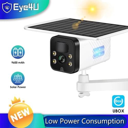 Solar IP Camera WiFi 4G Outdoor 1080P Video Surveillance Bullet Camera Wireless Security CCTV PIR Detection Two Way Audio