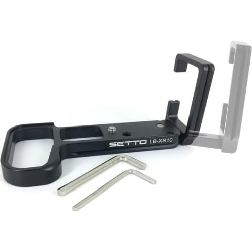 XS10 Extendable L Type Bracket Vertical Quick Release Tripod Plate Grip Handle for Fujifilm Fuji X-S10 Tripod Ball Head