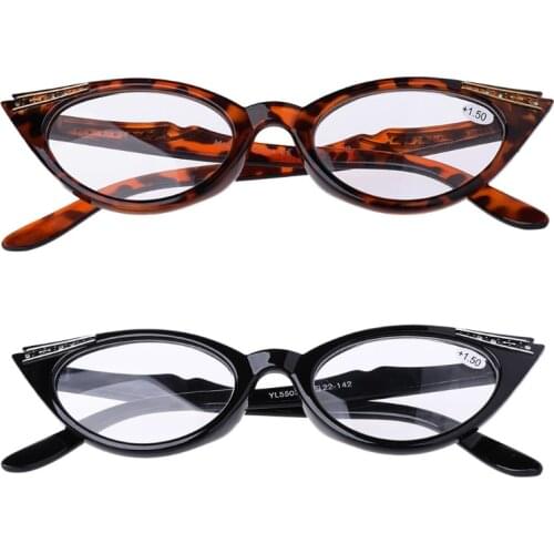 Women Cat Eye Reading Glasses Presbyopic Eyeglass Spectacles Resin Len +1.0~+3.5 PXPB