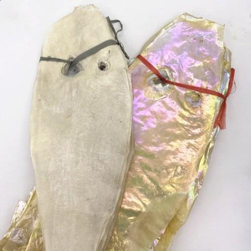 1Piece*Fishing Real Fish Skin Film for Saltwater Fly Fishing Lure Bait Making Sabiki Rig Baits Shrimp lure Body Cover